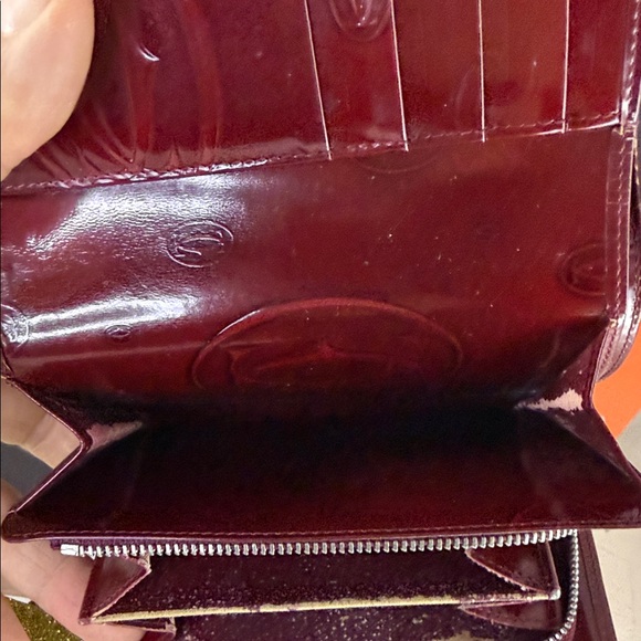 Cartier Red Leather Wallet - Picture 7 of 10
